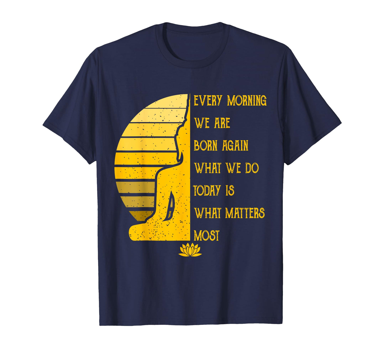 Yoga T-Shirt Meditation Buddha Gift Yoga Teacher T-Shirt
