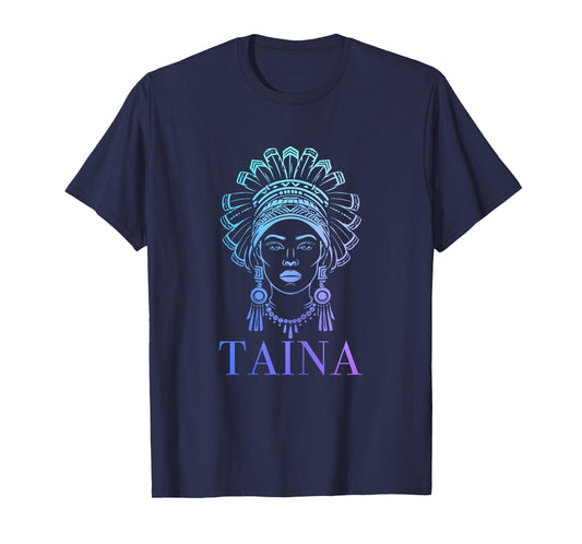 Taina Taino Woman Boricua Boriken Indigenous Puerto Rican T-Shirt