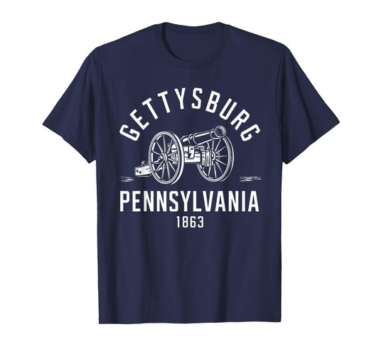 Gettysburg Pennsylvania 1863 Battlefield war civil history T-Shirt
