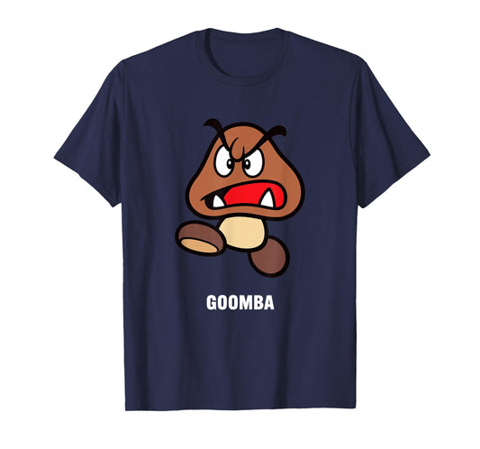 Super Mario Bros Goomba Run Center Icon T-Shirt