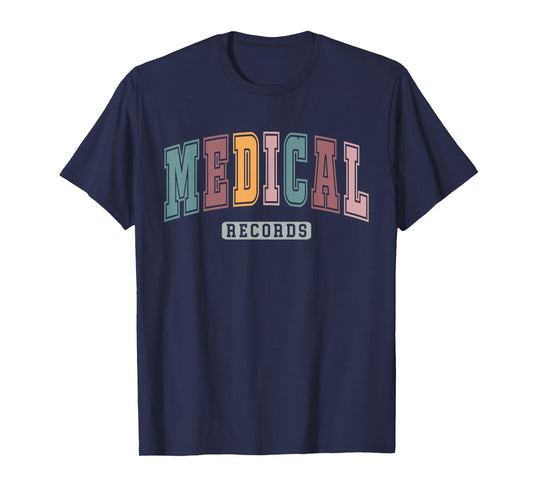 Vintage Medical Records Clerk Director Nursing Graduation T-Shirt