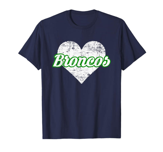 Blackfoot Broncos Over Heart T-Shirt