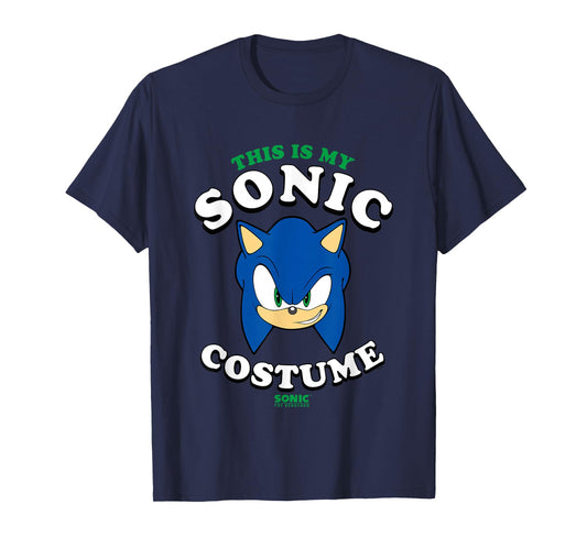 Sonic The Hedgehog Halloween This Is My Sonic Costume T-Shirt