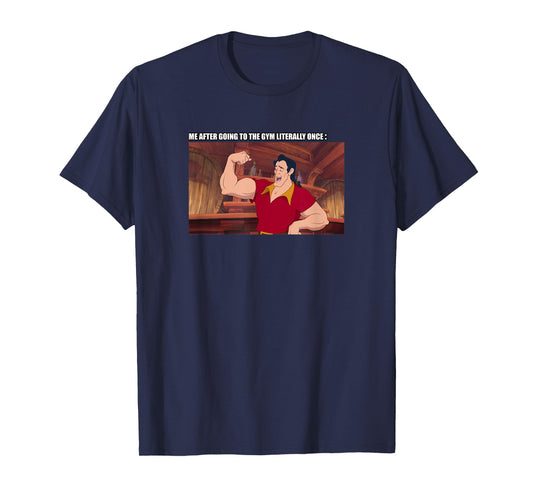 Disney Beauty And The Beast Gaston After Going To The Gym T-Shirt