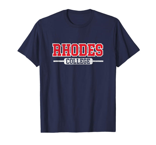 Rhodes College Vintage Sports Design for Men Women T-Shirt