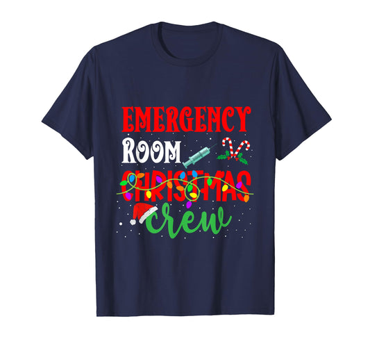 Emergency Room Christmas Crew ER Nurse Xmas Holiday Nursing T-Shirt