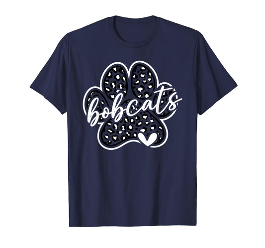 Vintage Bobcats Team Pride School Spirit Back To School T-Shirt