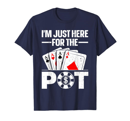 Funny Poker Lover Design For Men Women Casino Poker Players T-Shirt