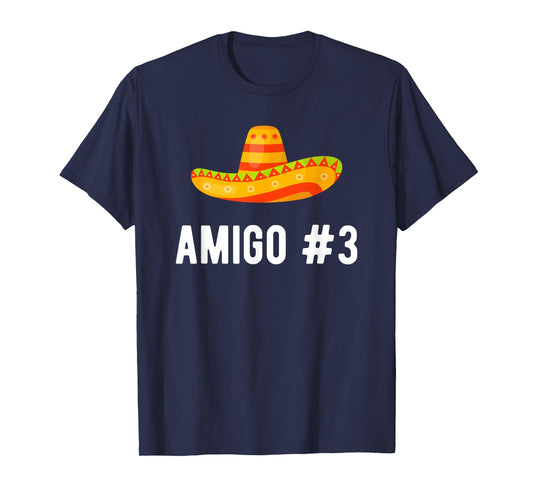 Halloween Group Matching Costume Funny Mexican Amigo #3 T-Shirt