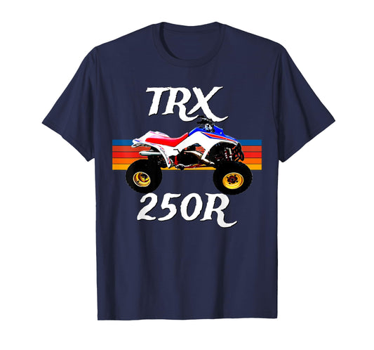 1986 Vintage Retro Four Wheeler ATV ATC TRX 250R T-Shirt, Small, Black