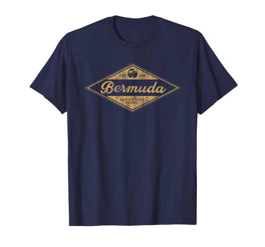 Retro Bermuda Souvenir Vintage Throwback Cruise Mens Womens T-Shirt