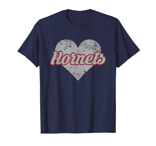 Metcalfe County Hornets Over Heart T-Shirt