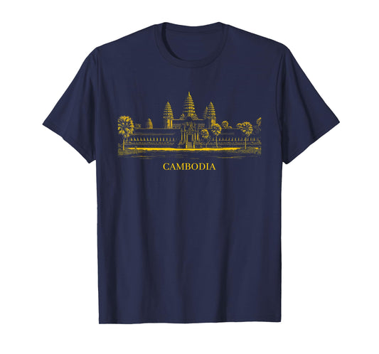 Cambodian Pride Cambodian Khmer Roots Vintage Cambodia T-Shirt