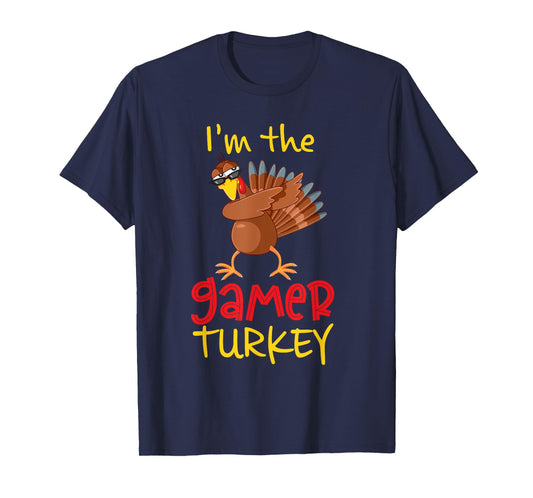 Funny Gamer Turkey Matching Family Group Thanksgiving Party T-Shirt