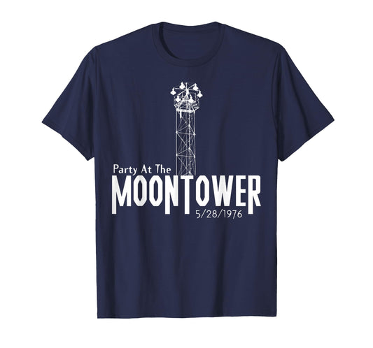Party At The Moon Tower Funny Cool Vintage Party Classic 90s T-Shirt