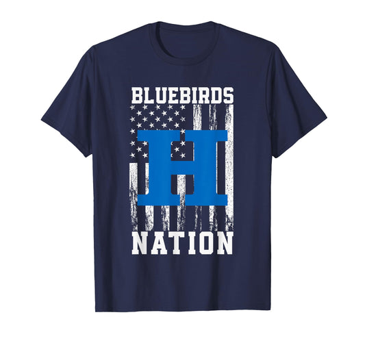 Highlands Bluebirds Logo Nation HS T-Shirt