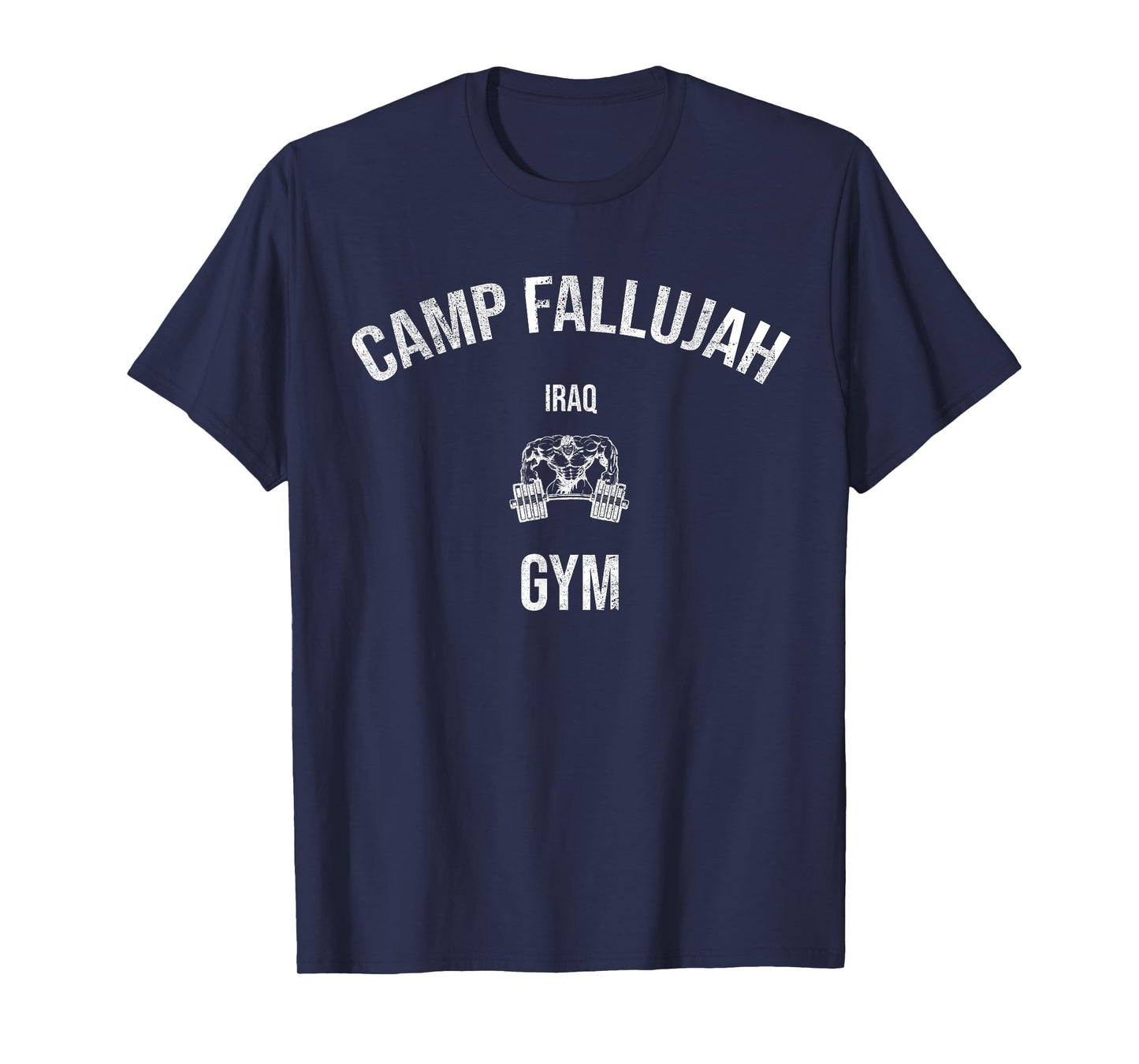 Camp Fallujah Iraq Gym Veteran OIF T-Shirt