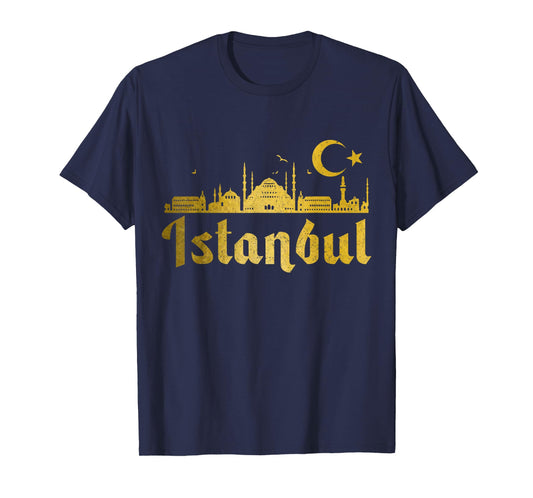 Istanbul Skyline Turkey Turkish Pride Souvenir Turkiye T-Shirt