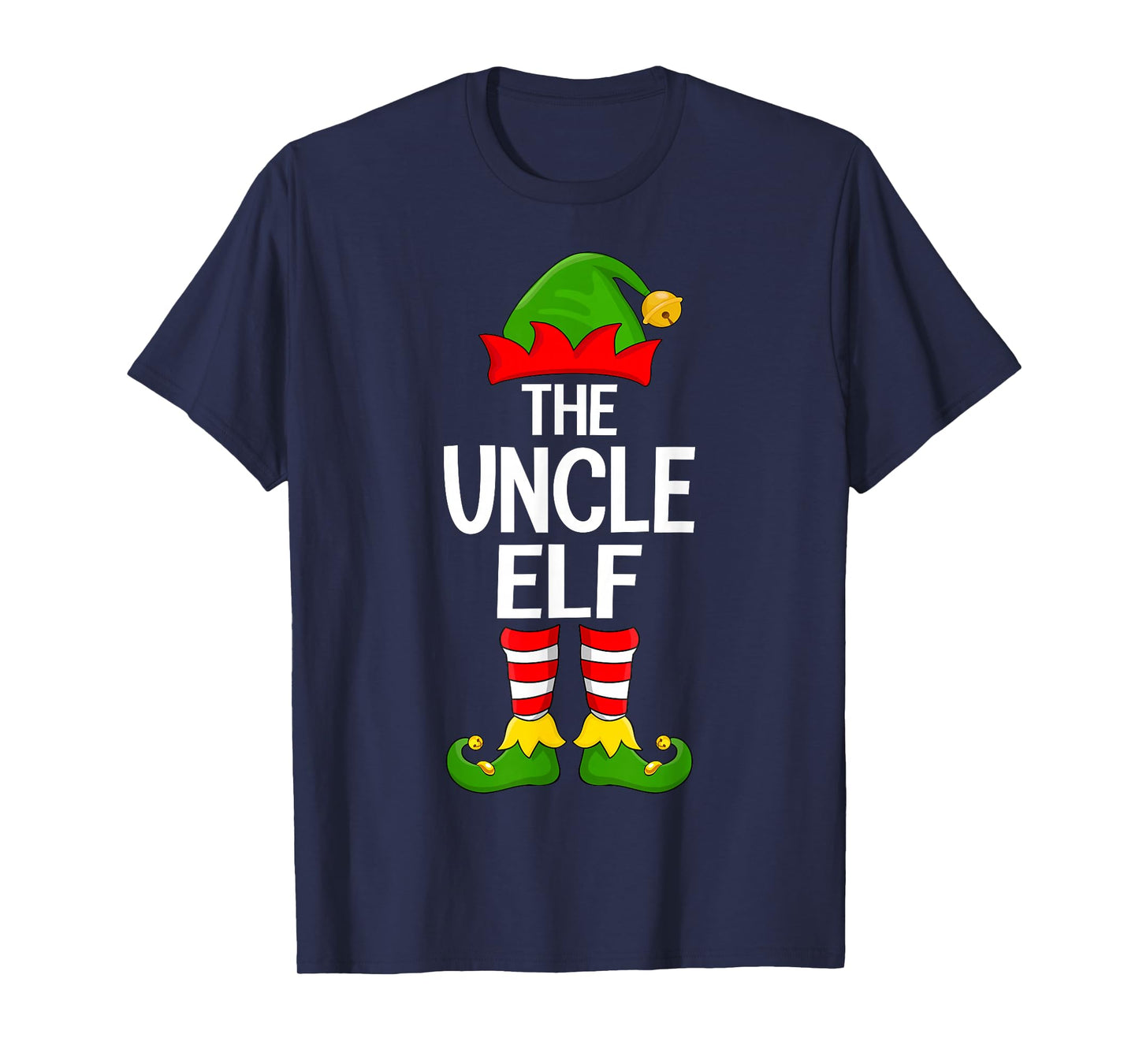 Uncle Elf Xmas Matching Family Elf Squad Christmas T-Shirt