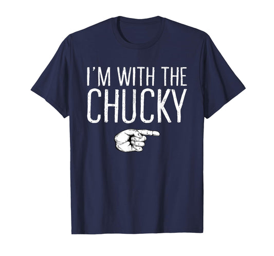 I'm With The Chucky Matching Costume Lazy Halloween Party T-Shirt