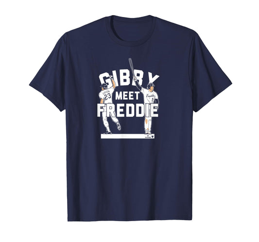Kirk Gibson & Freddie Freeman - Gibby Meet Freddie - LA T-Shirt