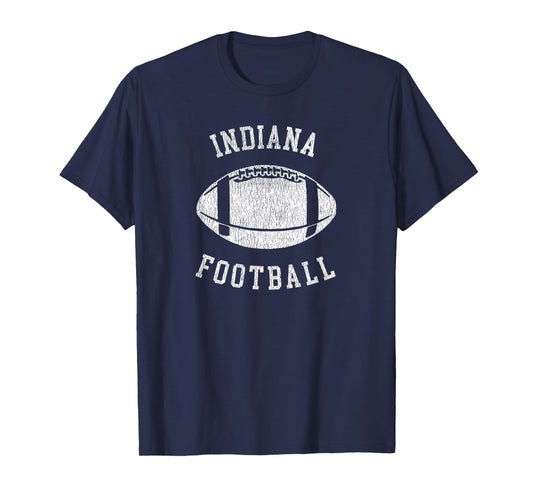 Indiana Football Distressed Vintage 80's Throwback Classic T-Shirt