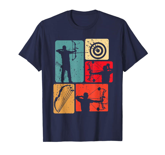 Funny Archery Cool Bow Arrow Target Game Enthusiast Outfit T-Shirt
