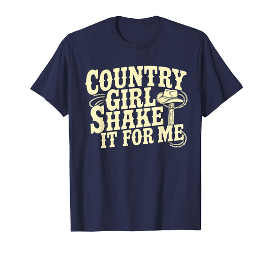 Shakes It For Me Country Music Cowgirl Vintage Western Vibes T-Shirt