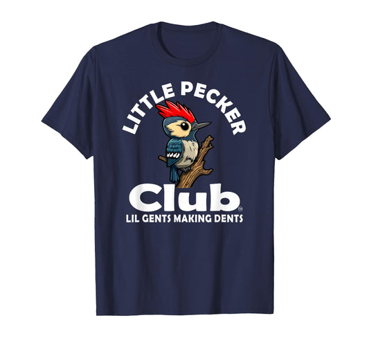 LITTLE PECKER CLUB T-Shirt, Unisex-Adults, Club, Black, Small, Short Sleeve