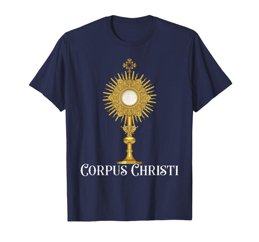 Eucharistic Adoration Traditional Latin Mass Catholic T-Shirt