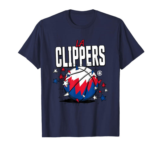 NBA Los Angeles Clippers Doodle Basketball Stars T-Shirt