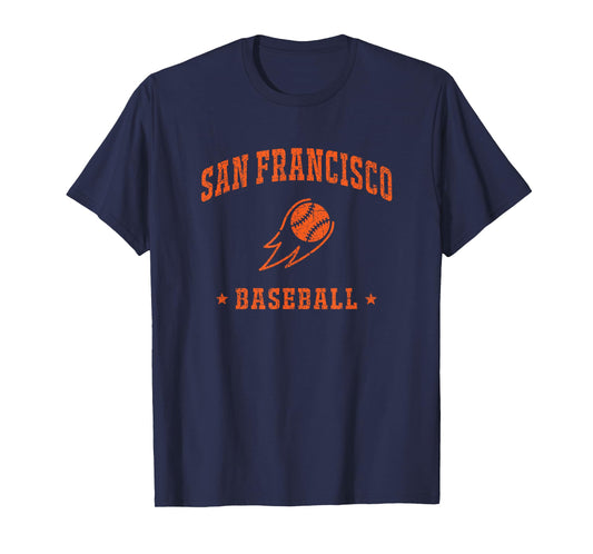 San Francisco Baseball Vintage Gameday Retro Baseball Lover T-Shirt