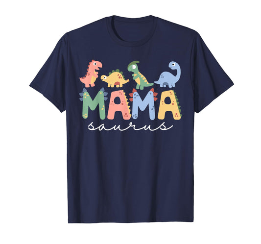 Funny Cute Mamasaurus T Rex Dinosaur Mama Saurus Family T-Shirt