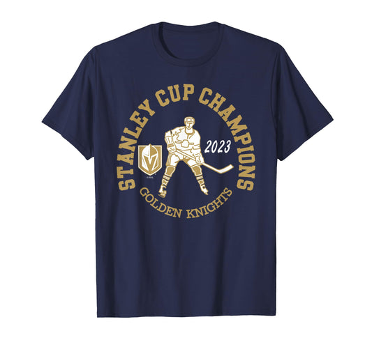 Vegas Golden Knights Stanley Cup Champions 2023 Black T-Shirt