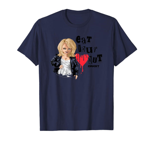 Chucky Tiffany Eat Your Heart Out Valentine T-Shirt