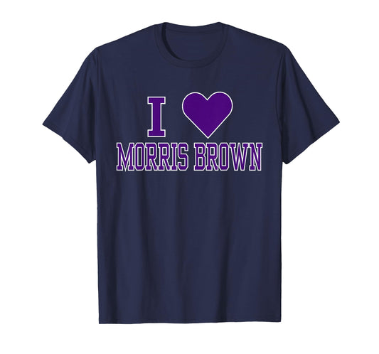 I Love Morris Brown College Apparel Sports Fan T-Shirt