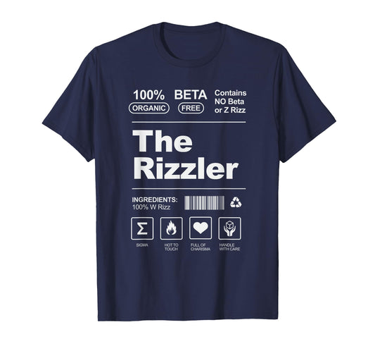 The W Rizzler Package Design For The Rizz God T-Shirt