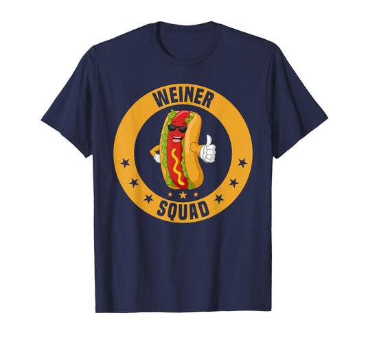 Sausage Weiner Squad Hot Dog Funny T-Shirt