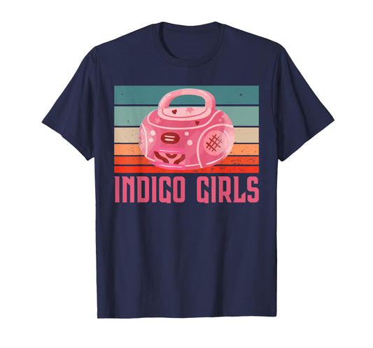 Indigo Girls Vintage Boombox T-Shirt