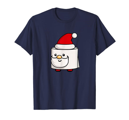 Xmas Toilet Paper Costume in Santa Claus Style T-Shirt