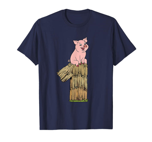 Three Little Pigs Pig 1 Halloween Costume Kids Adults T-Shirt