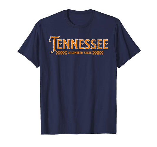 Vintage Tennessee Volunteer State, TN Orange Coonhound T-Shirt