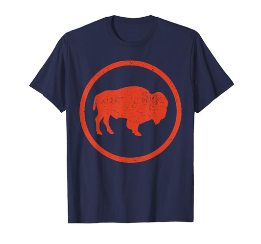 Bison Vintage Retro American Buffalo T-Shirt