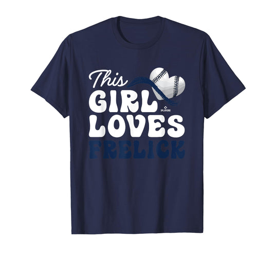This Girl Loves Sal Frelick Prospect Baseball Fan Gear T-Shirt
