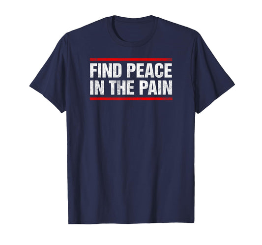 Find Peace In The Pain Vintage Distressed T-Shirt