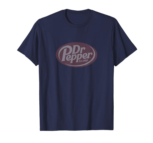 Dr. Pepper Classic Red & White Soda Pop Logo T-Shirt