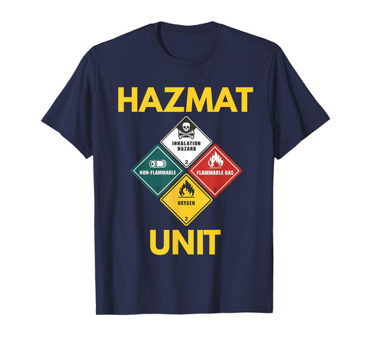 Hazmat Unit Suit Costume Cosplay Halloween Kids Birthday T-Shirt