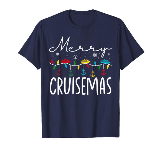 Merry Cruisemas Christmas Family Cruisin Funny Cruise Lover T-Shirt