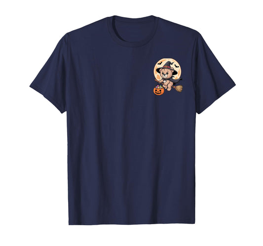 Cute Witchy Bear Halloween Style for Kids and Bear Lovers T-Shirt