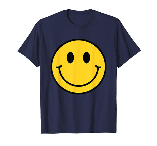 70s Yellow Smile Face Shirt Cute Happy Peace Smiling Face T-Shirt